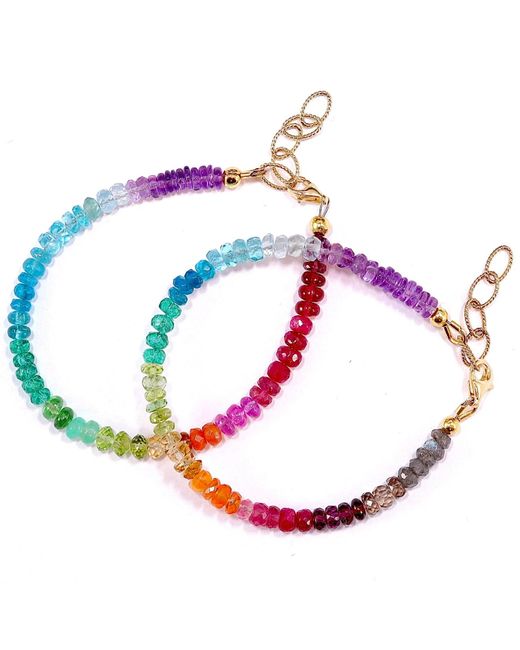 Mineralgems•Studio Pink Bracelet With Precious Gemstones