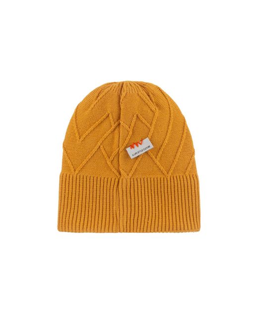 Norbron Orange Bonham Sulphur Beanie for men