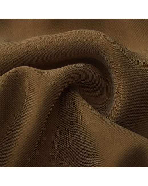 FRONT ROW SHOP Brown Drift Trench Hazel