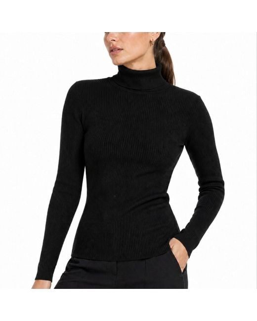 Chuks Collins Blue Osa's Turtleneck Sweater – Ribbed Knit