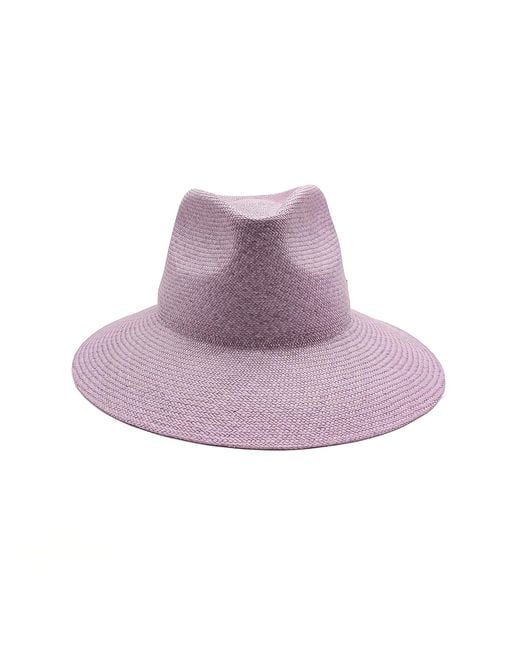 DORIA 1905 Purple Panama Cuenca Drop Hat