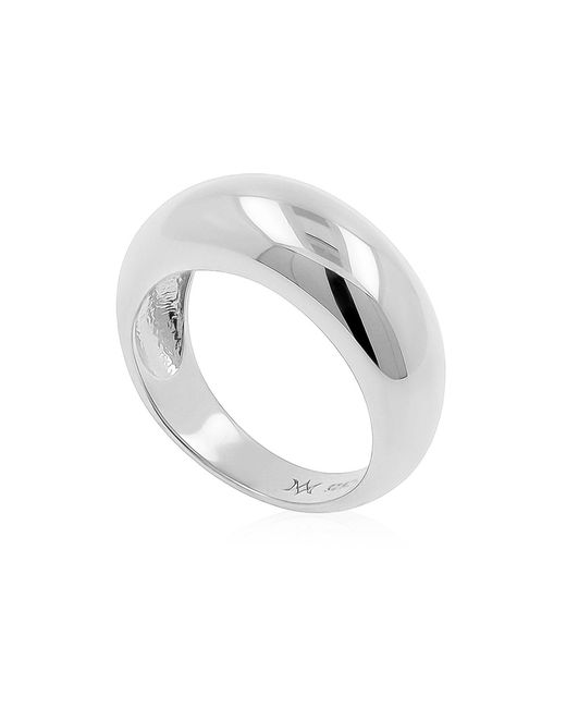 Cote Cache White Lux Dome Ring Set