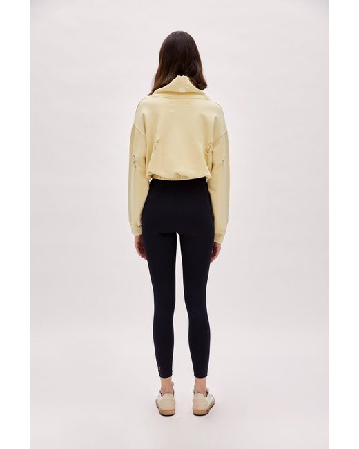 Pcfg Black Legging With Stitch Detail