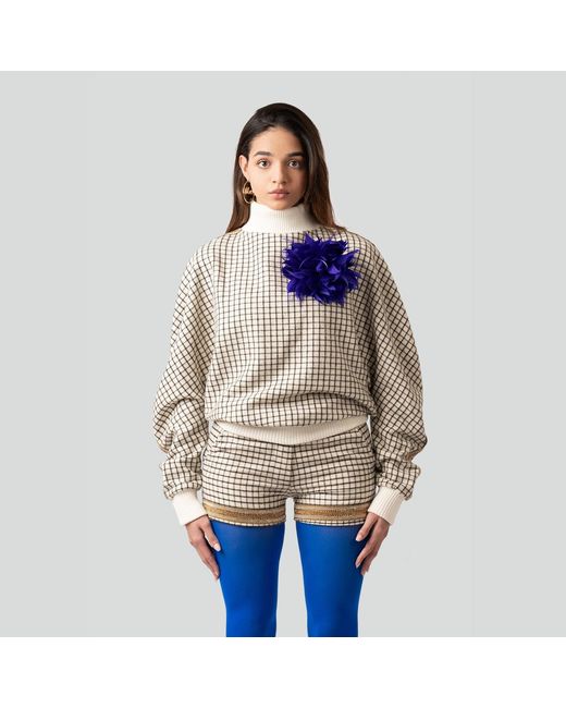 Maui X Lolita White Abby Alpaca Wool Sweater