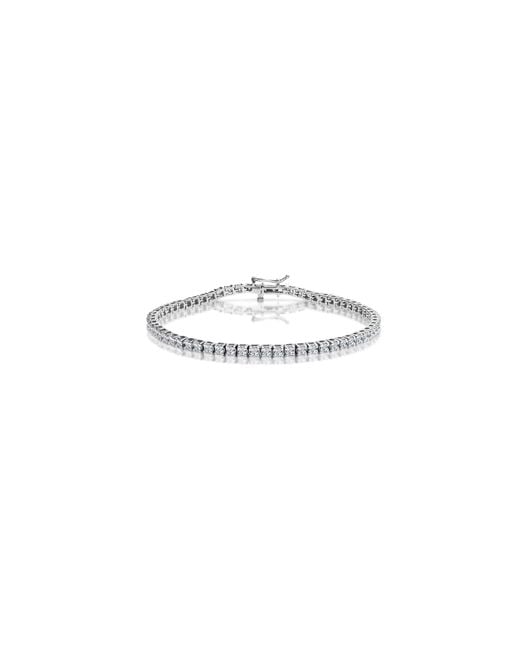 Spero London Black Sterling Tennis Bracelet