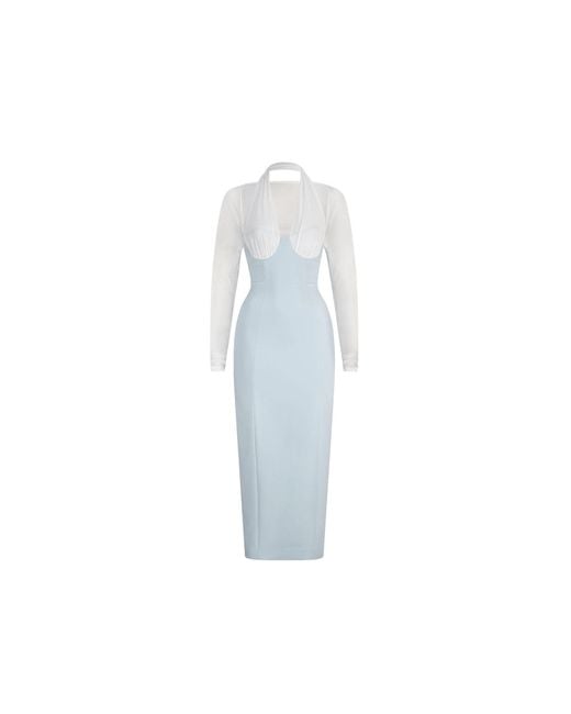 ATOIR Blue Polly Midi Dress