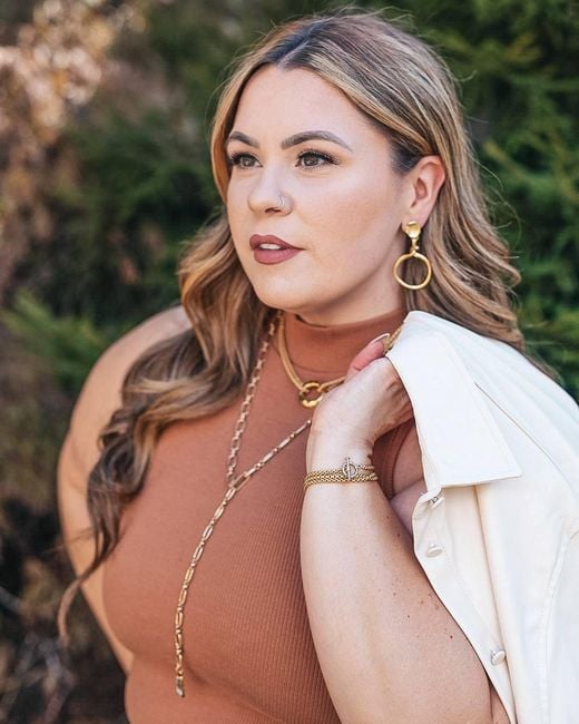 Loni Paul Jewelry Metallic Matte Double Circle Necklace