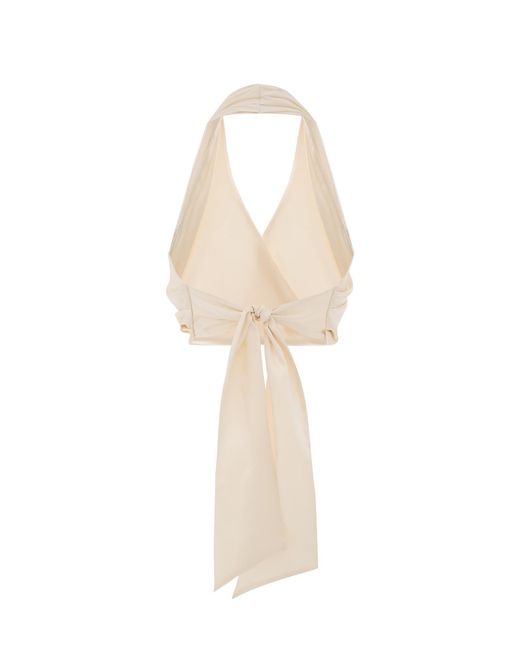 HER CIPHER White Neutrals Muse Top