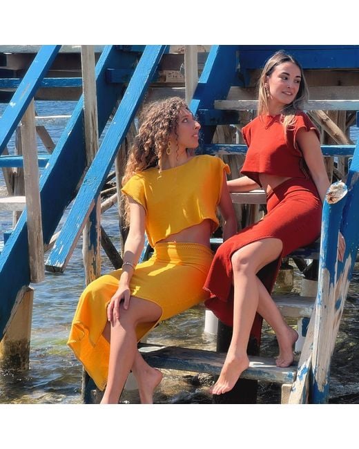 Gajú Yellow Medina Skirt