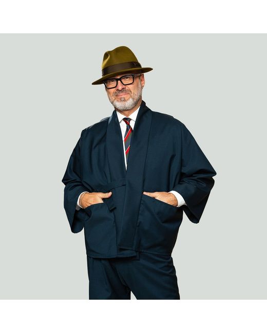 MOE Blue Wool Jacket Reversible