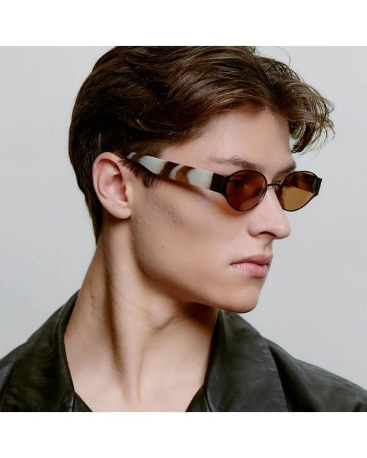 A.Kjærbede Brown Bella Sunglasses Matte Cookie Dough