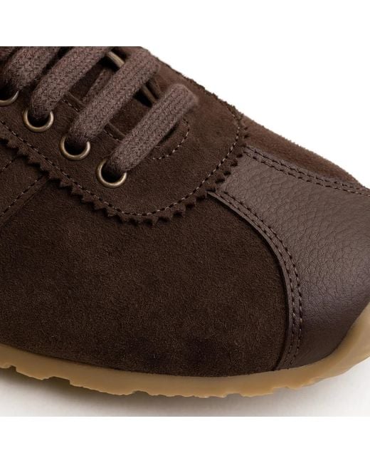 By Virgo Brown Arden Handcrafted Leather Sneaker