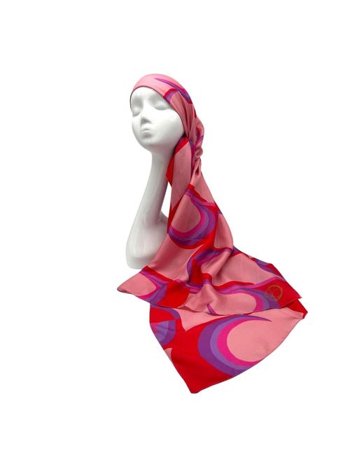 Julia Clancey Pink Jcjc Fondant Silk Scarf