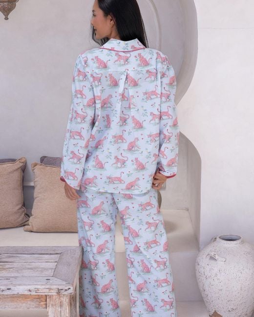Love Letters X White Layla Long Pj Set