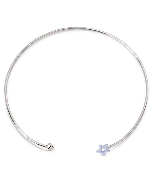 Dolcetto Designs Metallic Cometa Enamel Star Choker
