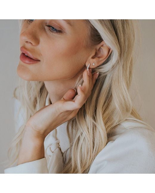 Dainty London Metallic Rockpool Hoops