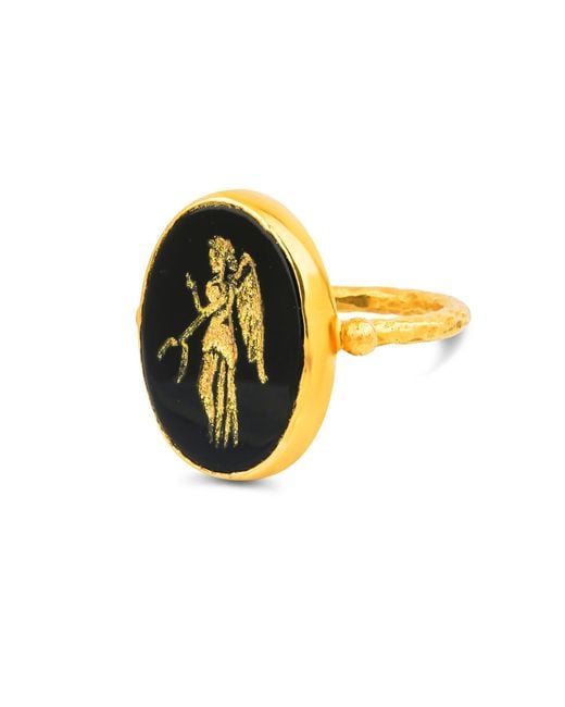 Ece London Metallic The Angel Of Peace I I I Ring