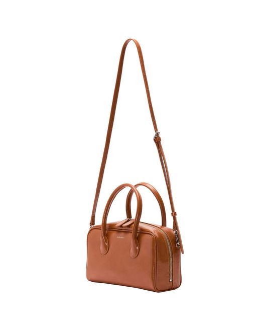 MARHEN.J Brown Lara Small Three-Way Vegan Leather Shoulder Bag