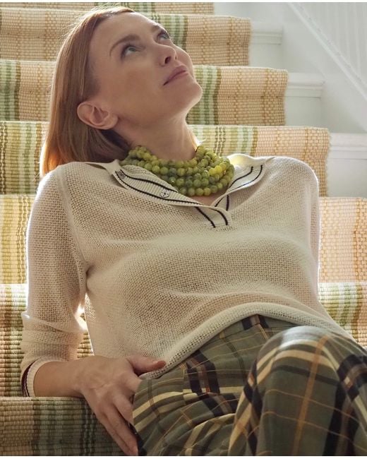 Fairchild Baldwin Green Bella Marble Pisello On Nero Necklace