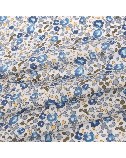 LE COLONEL Blue Liberty Eloise Chardon Bow Tie for men