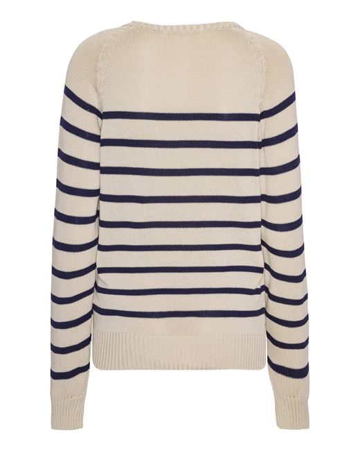 GROBUND White Helga Knit Sweater