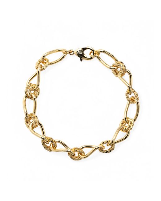 Miss Cecilia Metallic Chunky Twisted Chain Bracelet