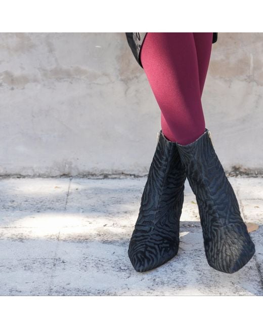 Alterre Black Hairy Zebra Boot
