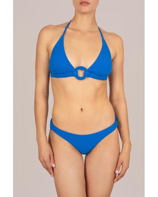 Kikki-G Swimwear Blue Bobbi Bikini Brief