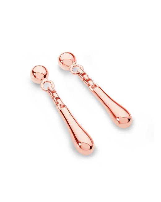 Lucy Quartermaine Pink Short Drop Earrings
