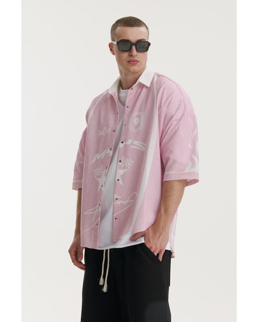 mysimplicated Pink Pop Cola Shirt for men