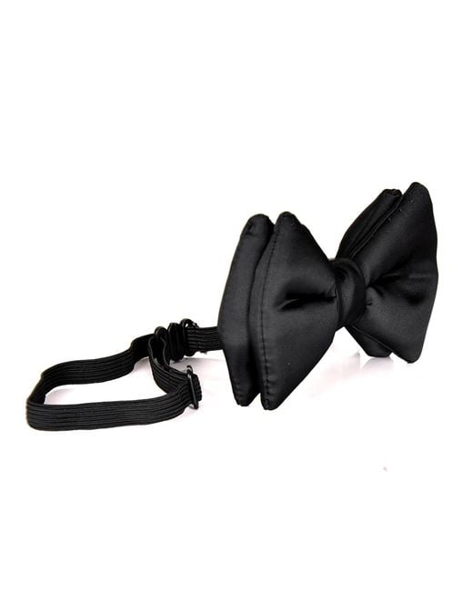 DAVID WEJ Blue Silk Bow Tie for men