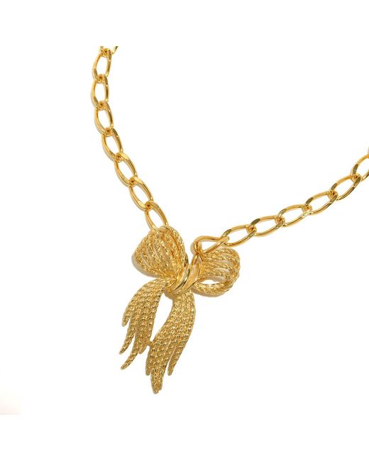 Caramel Vintage Jewellery Metallic Vintage Plated Presence Chain Necklace