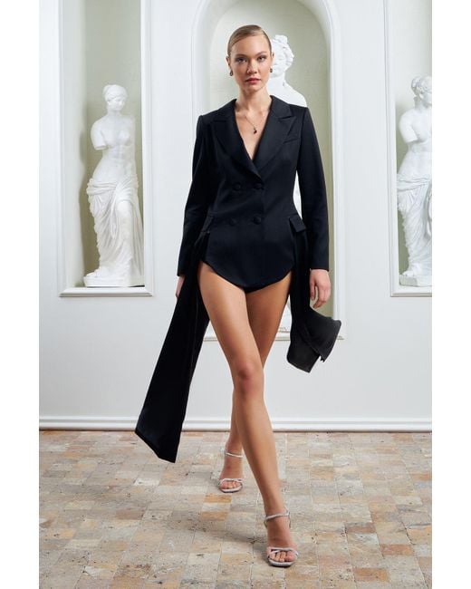 Lumina Eligma Black Opera Blazer Dress