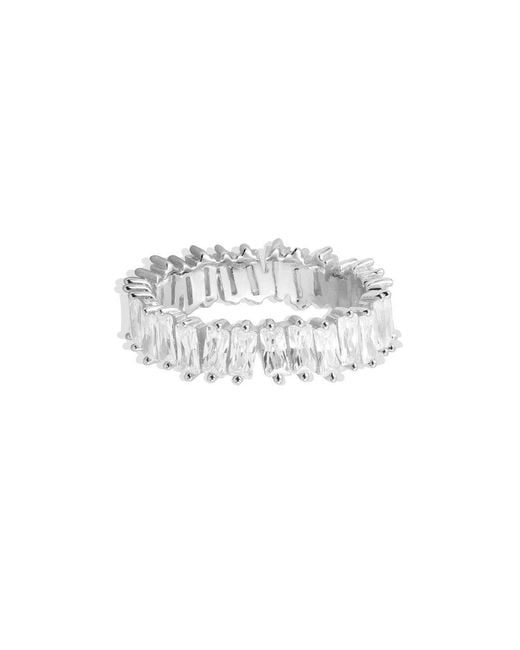 Argento Vivo Metallic Karla Baguette Ring