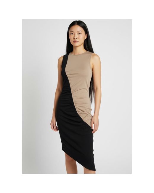 SNIDER Black Neutrals Ying Yang Dress