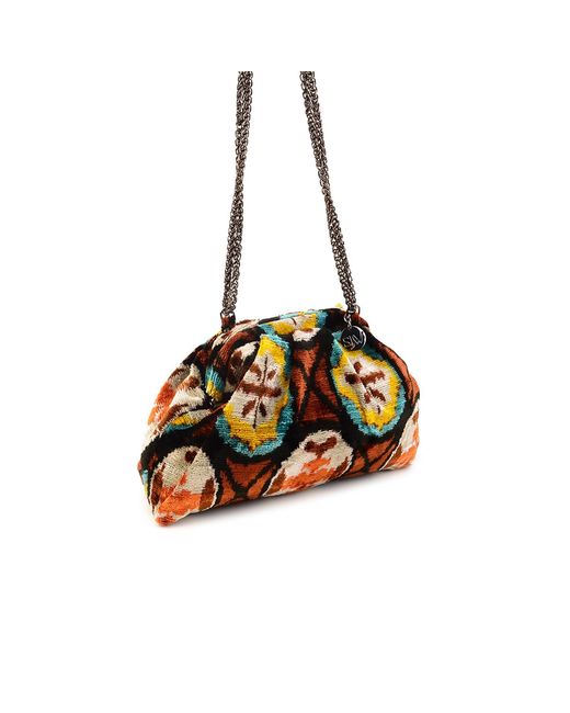 SJW BAGS LONDON Multicolor Victoria Ikat Mini Pouch Bag