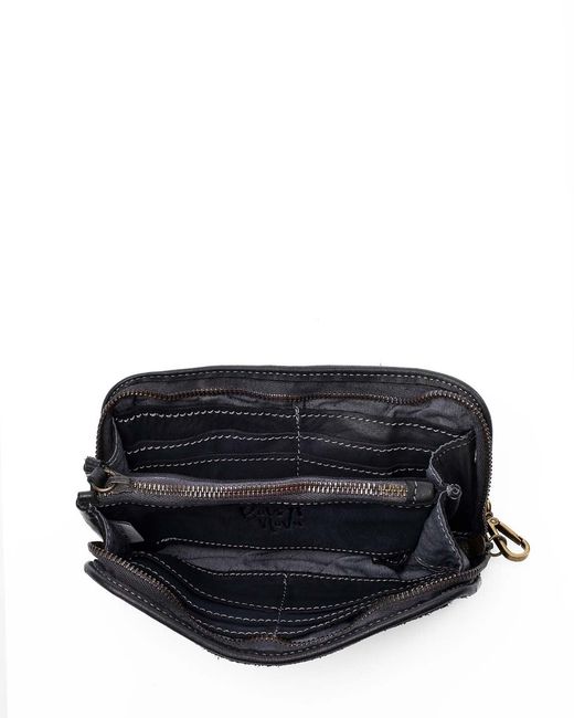 Bolsa Nova Handbags Black Sofia Zip Around Wallet