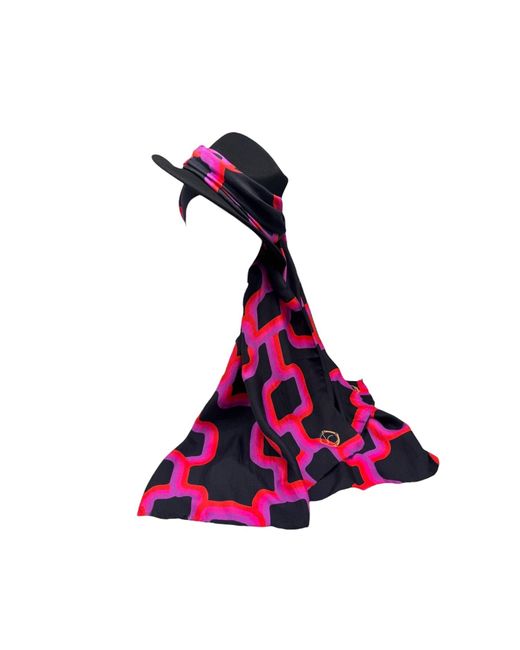 Julia Clancey Multicolor Jewel Fifi Scarf Fedora