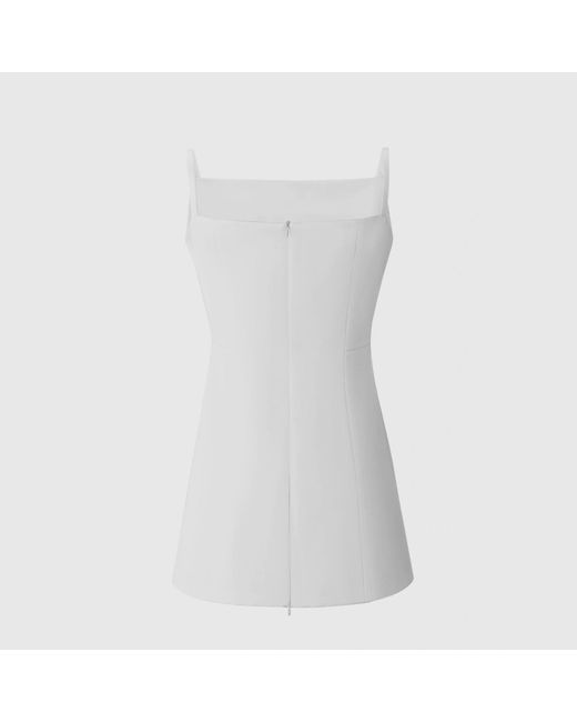 Iellele White Mini Dress “A” –