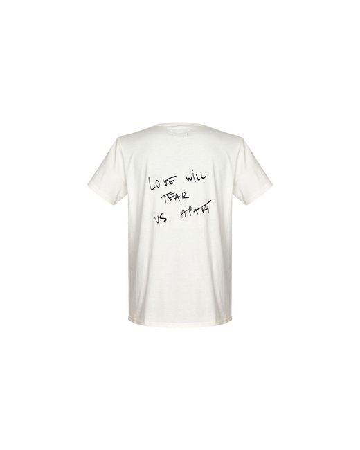 Come on White Joy Division Love Will Tear Us Apart T-Shirt for men