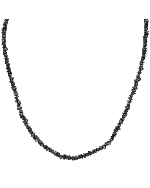 Rahul's Jewels Brown 16"-19" Adjustable Length Genuine Diamond Rough Strand Necklace