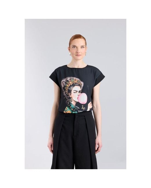 The Extreme Collection Blue Short Sleeve T-Shirt Printed