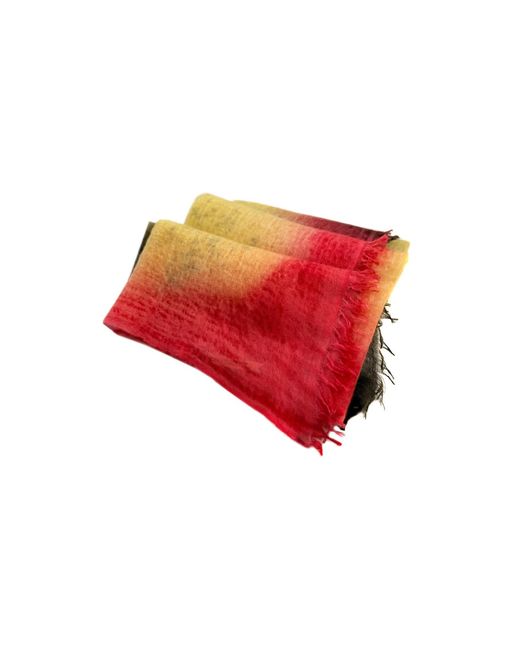 Vanilla&Chocolate Red Designed Stoles Vanilla Praline
