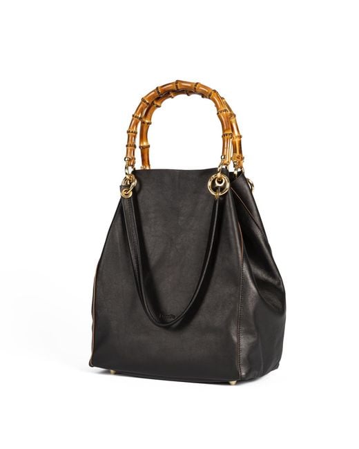 Danni Ro Black Neutrals June Bag Bamboo
