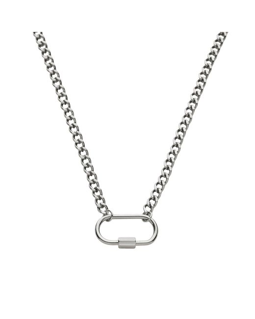 Bermuda Watch Company Metallic Maivelle Lexi Carabiner Chain Necklace