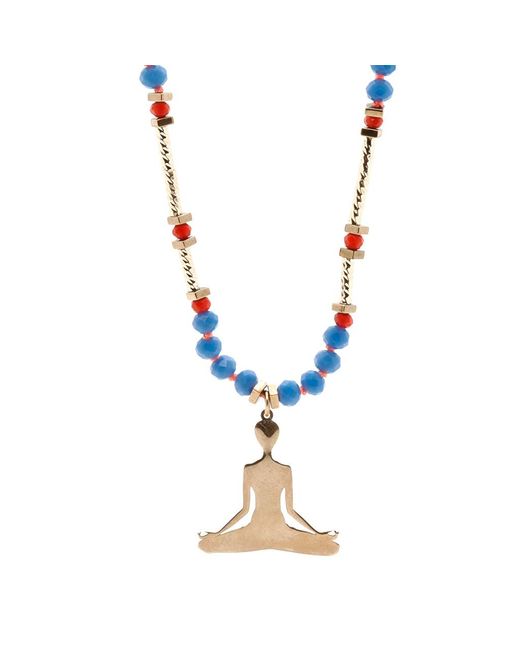 Ebru Jewelry Metallic Yoga Meditation Necklace