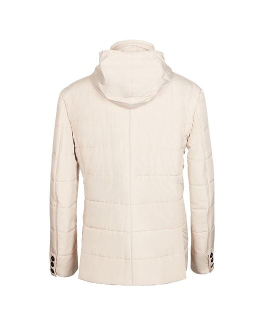 SEREN LONDON Natural Neutrals Puffer Suit Jacket for men