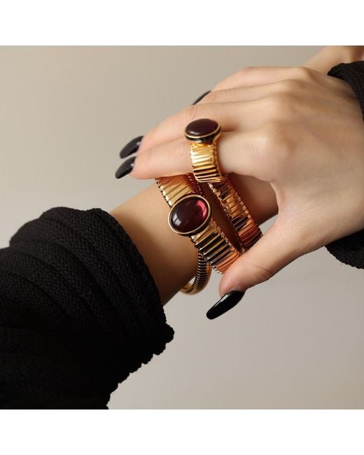 Retro Chic Metallic Gladiator Legacy Ring