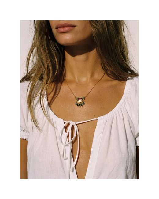 By Virgo Metallic Kalinda Necklace