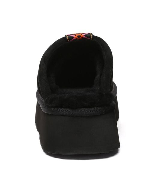 EverAu Australia Black Caspian Platform Slippers